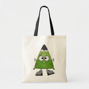 Candy Corn Frankenstein Halloween Tote Bag