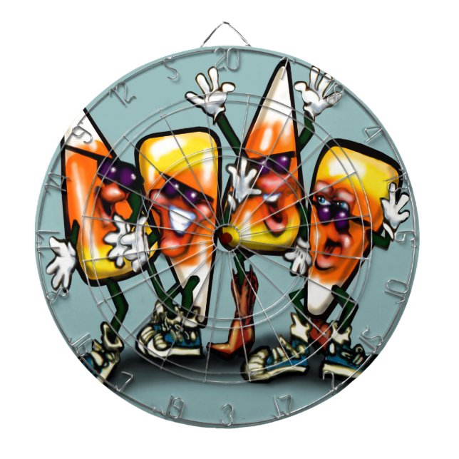 Candy Corn Gang Dartboard (Front)