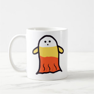 Candy Corn Ghost Coffee Mug