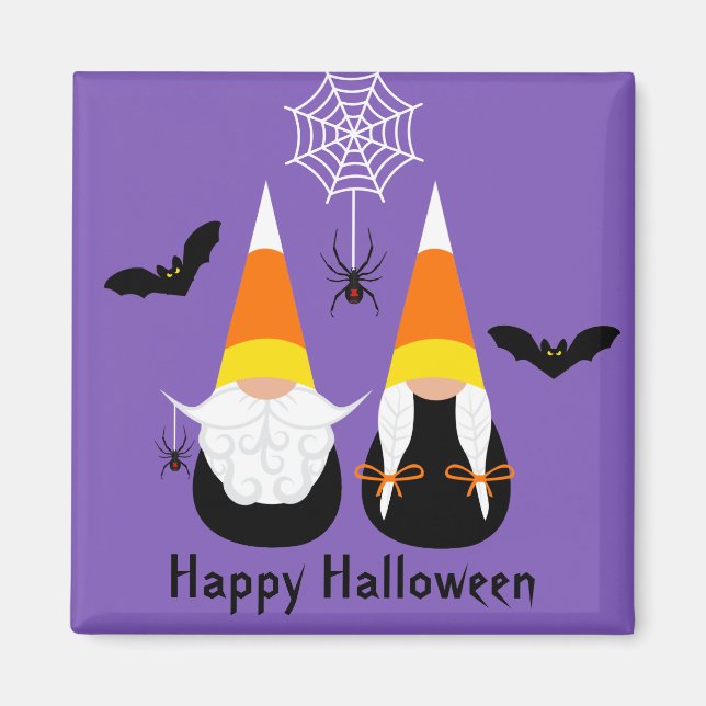 Candy Corn Gnomes   Magnet (Front)
