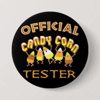 Candy Corn Halloween Button