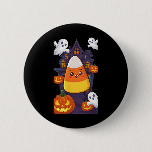 Candy Corn Halloween Costume 2 Inch Round Button