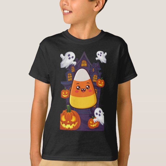 Candy Corn Halloween Costume  T-Shirt (Front)