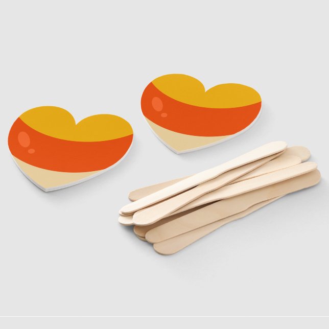Candy Corn Halloween Hand Fan (Non-assembled)