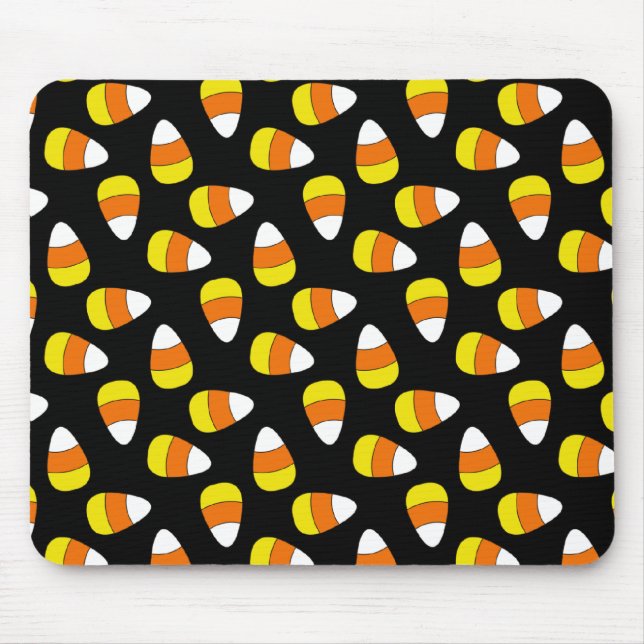 Candy Corn Halloween Mousepad (Front)