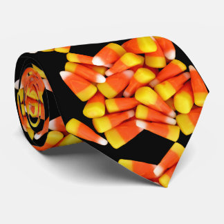 Candy Corn Halloween necktie - TIE HARD