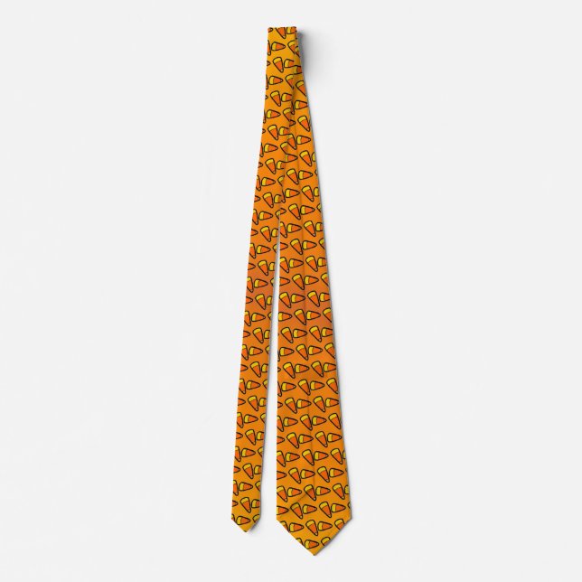  Candy Corn Halloween Nect Tie (Back)