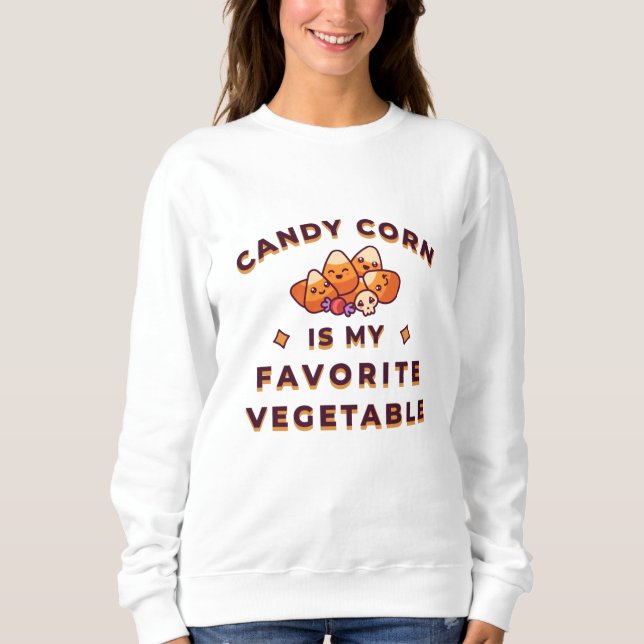 Candy Corn Halloween Sweatshirt (Front)
