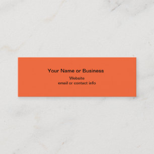 Candy Corn Mini Bookmark Business Card