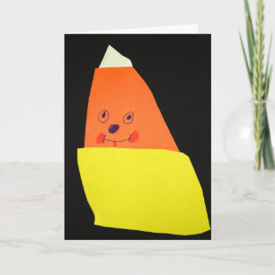 Candy Corn Monster Card