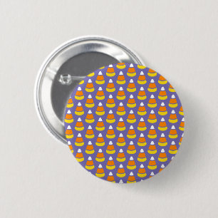Candy Corn Pattern 2 Inch Round Button