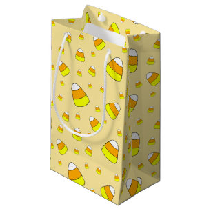 Candy Corn Pattern Halloween Small Gift Bag