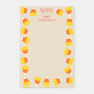Candy Corn   Personalized Post-it Notes