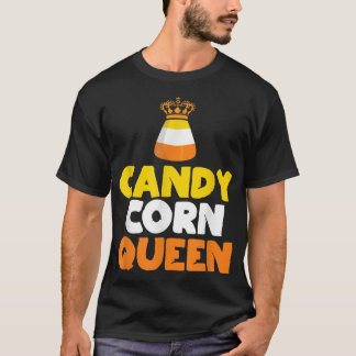 Candy Corn Queen Funny Candy Halloween Costume  T-Shirt