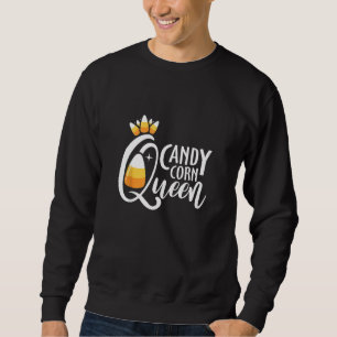 Candy Corn Queen Funny Halloween Costume Sweatshirt