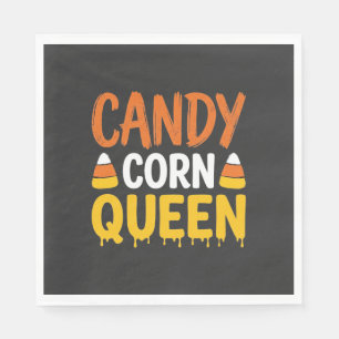 Candy Corn Queen Halloween Graphic_1 Napkin