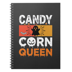 Candy Corn Queen Halloween SVG Design Notebook