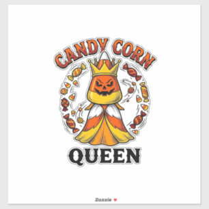 Candy Corn Queen Vintage Halloween Candy Shirt Art