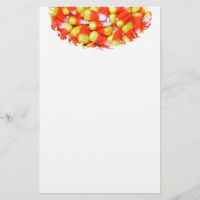 Candy Corn Stationery (Front)