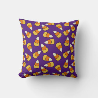 Candy Corn Throw Pillow