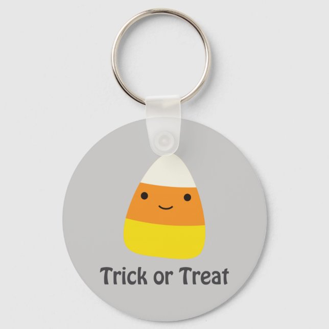 Candy corn - Trick or treat Keychain (Front)