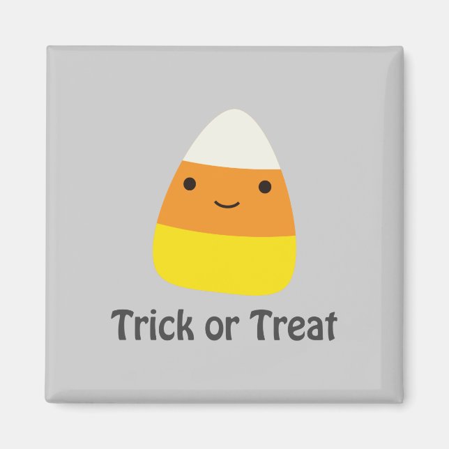 Candy corn - Trick or treat Magnet (Front)
