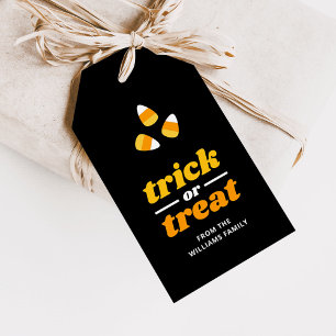Candy Corn Trick or Treat Party Favor Gift Tags