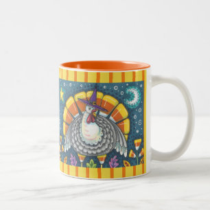 CANDY CORN TURKEY, MERCI À L'OISEAU DE DEUX MUG TO