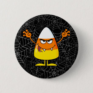 candy corn vampire 2 inch round button