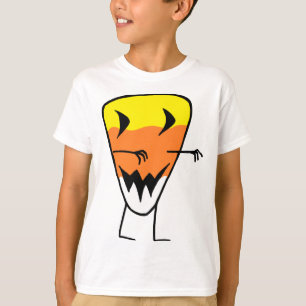Candy Corn Zombie T-shirt Halloween Enfants Tee - 