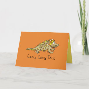 Candy Corny Toad - Drôle carte de voeux Halloween