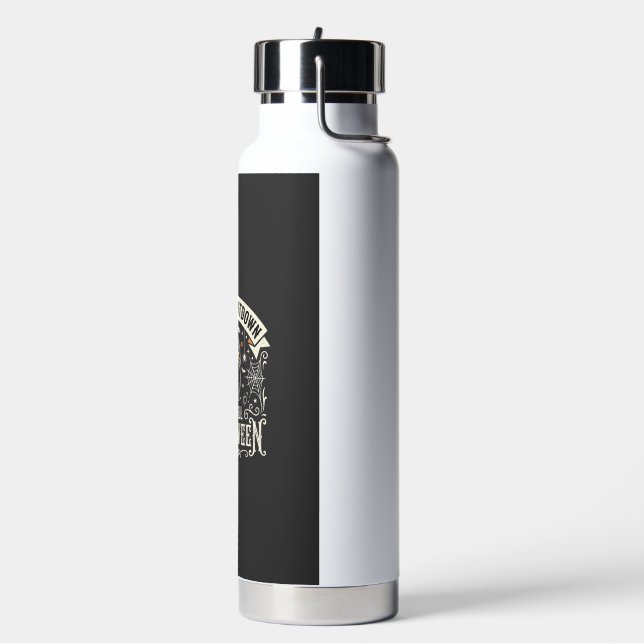 Candy Countdown Halloween Vector Design Water Bottle (Left)