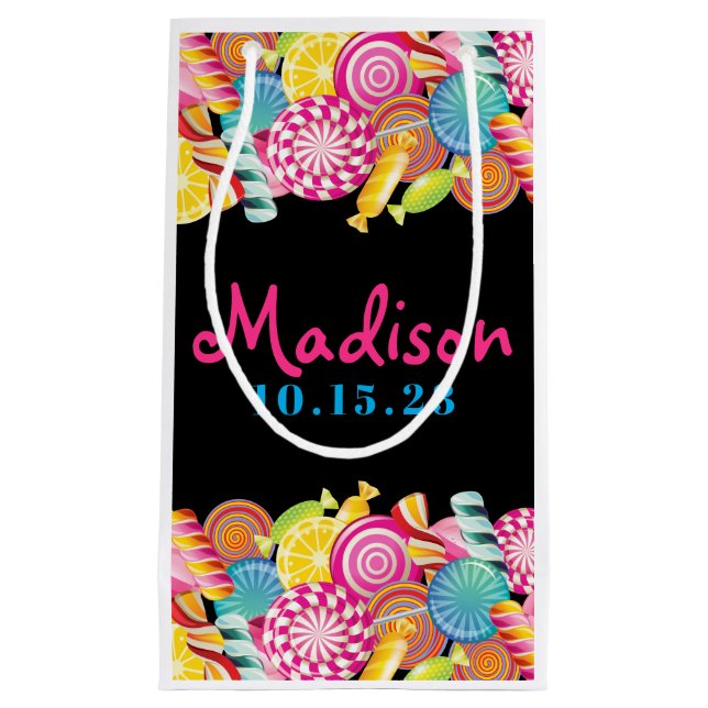 CANDY COUTURE Party Birthday Bat Mitzvah Gift Bag (Front)