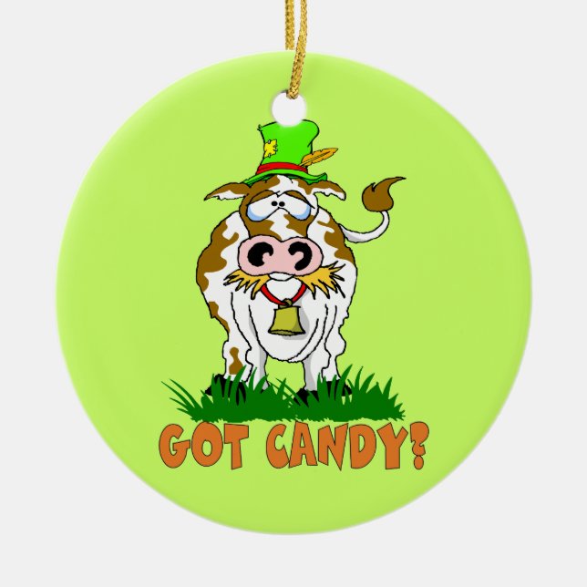Candy Cow Ornament (Front)