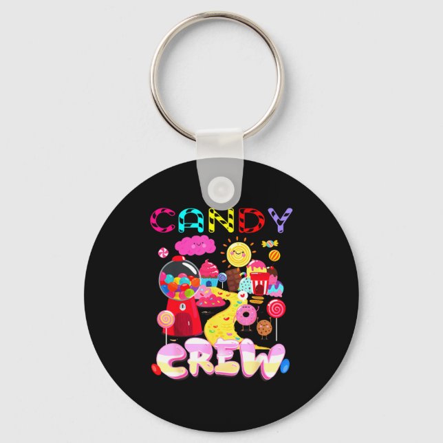 Candy Crew Candy Costume Women Candy Land Kids Swe Keychain (Front)