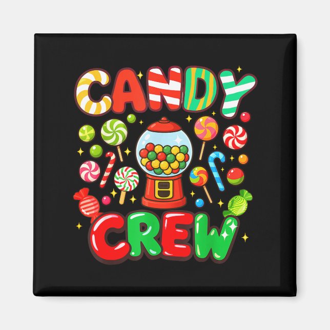 Candy Crew Candy Costume Women Candy Land Kids Swe Magnet (Front)