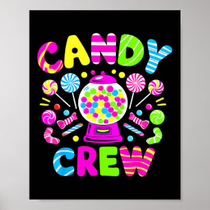 Candy Crew Costume Candy Land Kids Boy Girls Sweet Poster