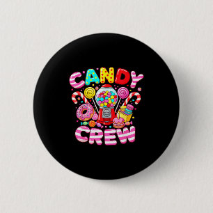 Candy Crew Matching Group Colorful Sweets Party 2 Inch Round Button