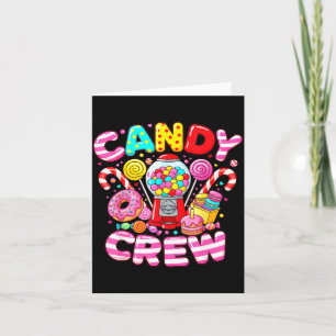 Candy Crew Matching Group Colorful Sweets Party  Card