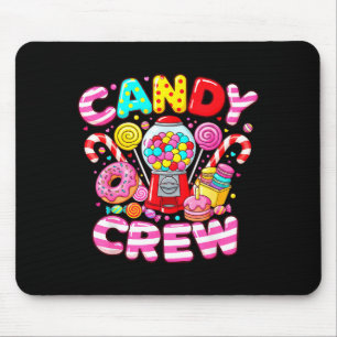 Candy Crew Matching Group Colorful Sweets Party  Mouse Pad