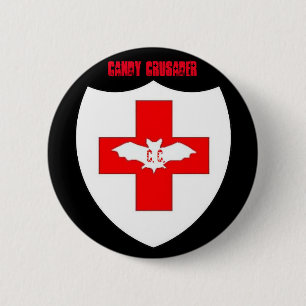 Candy Crusader Badge 2 Inch Round Button