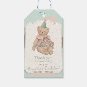 Candy Cute Bear Gift Tags