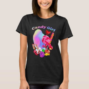 Candy Cute Girl Sweet Lolly Candy Treat 2 T-Shirt