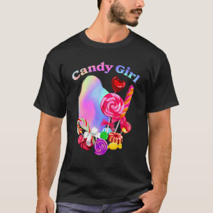 Candy Cute Girl Sweet Lolly Candy Treat  2 T-Shirt