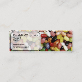 Candy design Skinny Business Cards