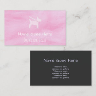 "Candy" Dog Walker Business Cards