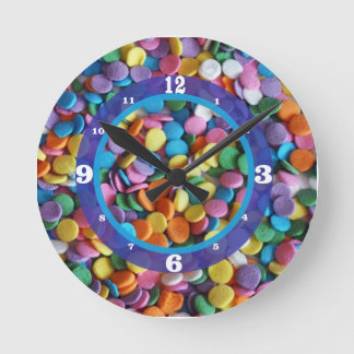 Candy Dots Round Clock