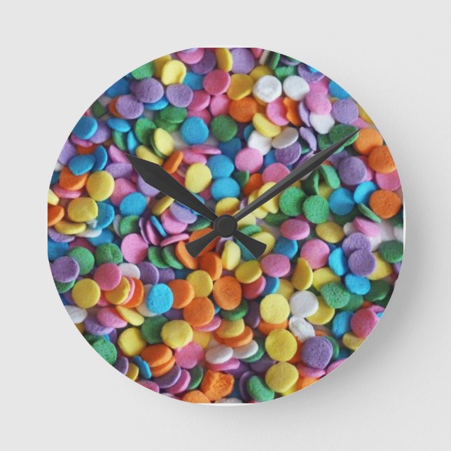 Candy Dots Round Clock (Front)