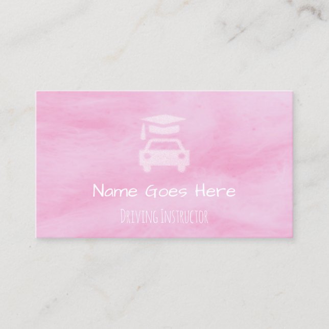 "Candy" Driving Instructor Business Cards (Front)
