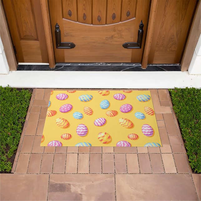 Candy Egg Parade Doormat (Outdoor)